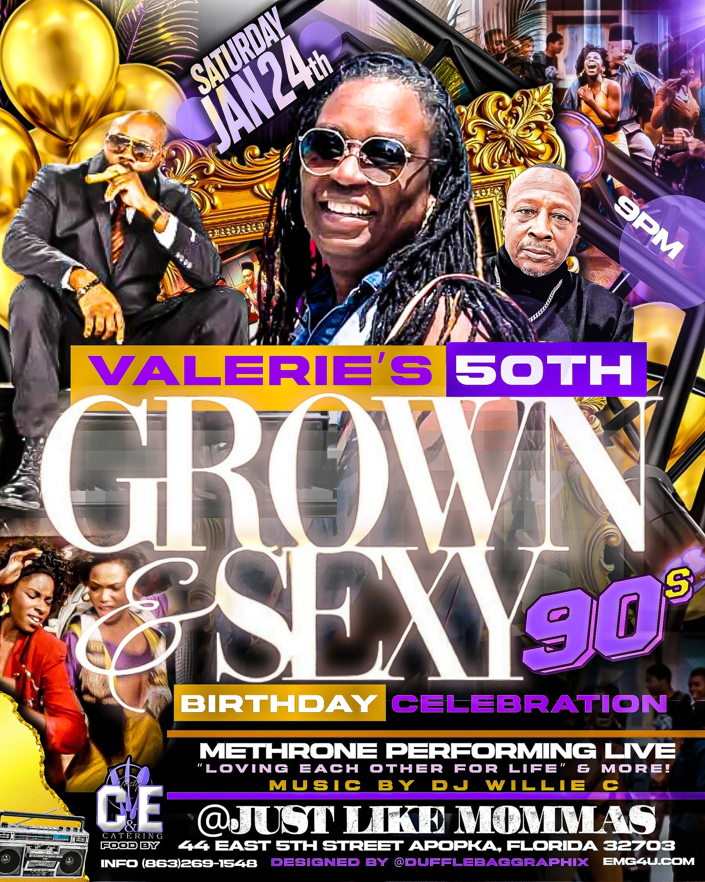 Valerie’s 50th birthday party ft Methrone