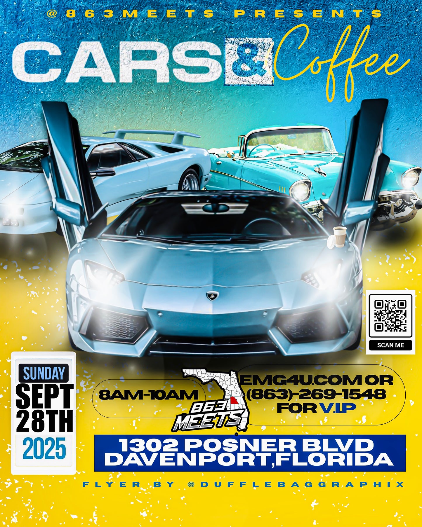 Cars & Coffee in Davenport