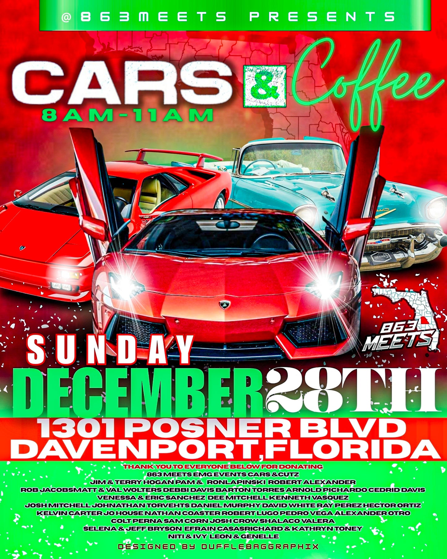 Cars & Coffee in Davenport