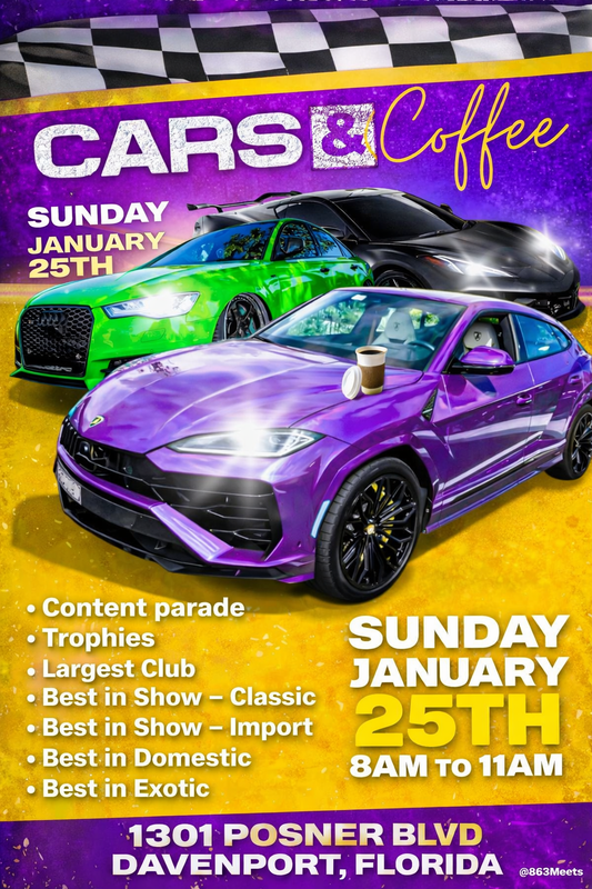 Cars & Coffee in Davenport